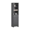 Sobuy Meuble Colonne de Salle de Bain Armoire Rangement, BZR17-DG,