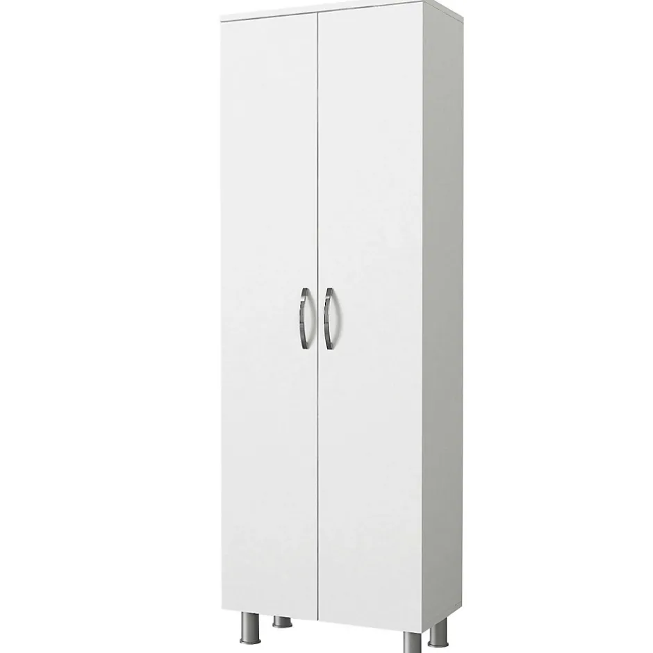 Pier Import Meuble colonne salle de bains blanc 2 portes H 173, 6 cm JENA