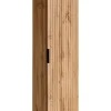 Furnidea Meuble colonne suspendu de salle de bain ADEL CHÊNE 35 x 140 cm