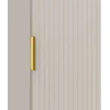 Furnidea Meuble colonne suspendu de salle de bain ADEL CACHEMIRE 35 x 140 cm