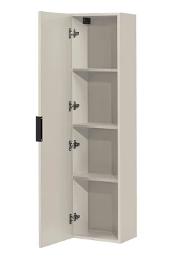 Furnidea Meuble colonne suspendu de salle de bain ADEL CACHEMIRE 35 x 140 cm
