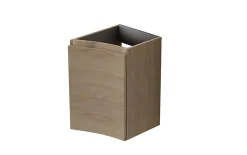 Meuble complément sous vasque effet bois l.34 cm version droite, Vague