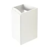 Meuble complément sous vasque blanc Vague 34 cm version gauche* Meuble Sous-Vasque