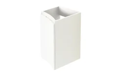Meuble complément sous vasque blanc Vague 34 cm version gauche* Meuble Sous-Vasque