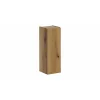 Meublorama Meuble de rangement de salle de bain VANO 1 porte Coloris chene L20 x P57 x H18 cm Meuble suspendu