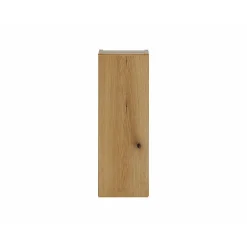 Meublorama Meuble de rangement de salle de bain VANO 1 porte Coloris chene L20 x P57 x H18 cm Meuble suspendu