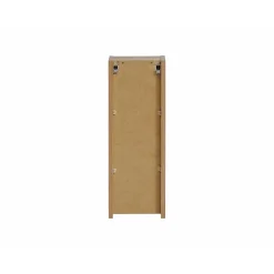 Meublorama Meuble de rangement de salle de bain VANO 1 porte Coloris chene L20 x P57 x H18 cm Meuble suspendu