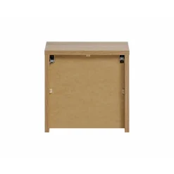 Meublorama Meuble de rangement de salle de bain VANO 1 porte Coloris chene L20 x P57 x H18 cm Meuble suspendu