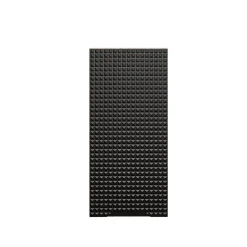 Meublorama Meuble de rangement salle de bain VELNIA 1 porte 35 cm Coloris chene clair et noir Meuble suspendu