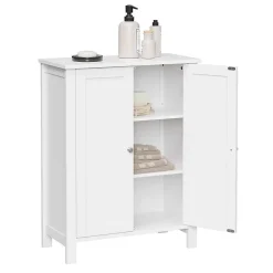 Calicosy Meuble de rangement salle de bain avec 2 portes - L60 cm* Etagère Salle De Bains