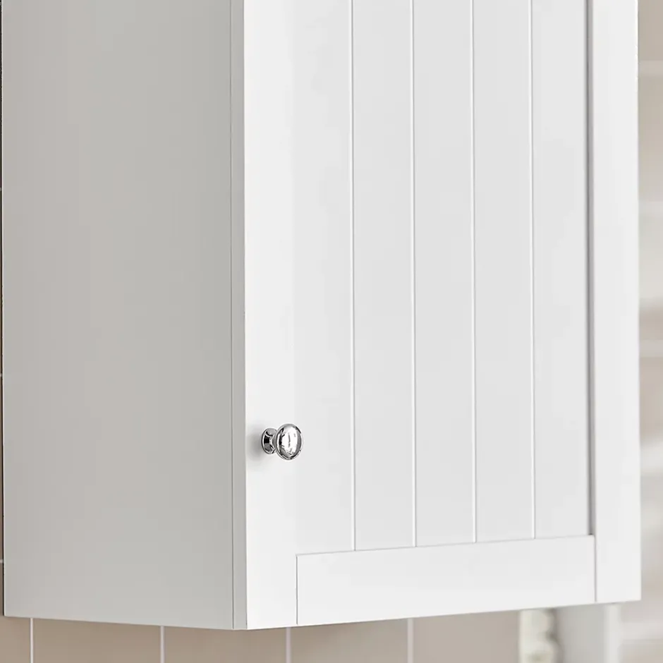 Sobuy Meuble de Rangementde Salle de Bain Armoire Suspendue, BZR19-W,
