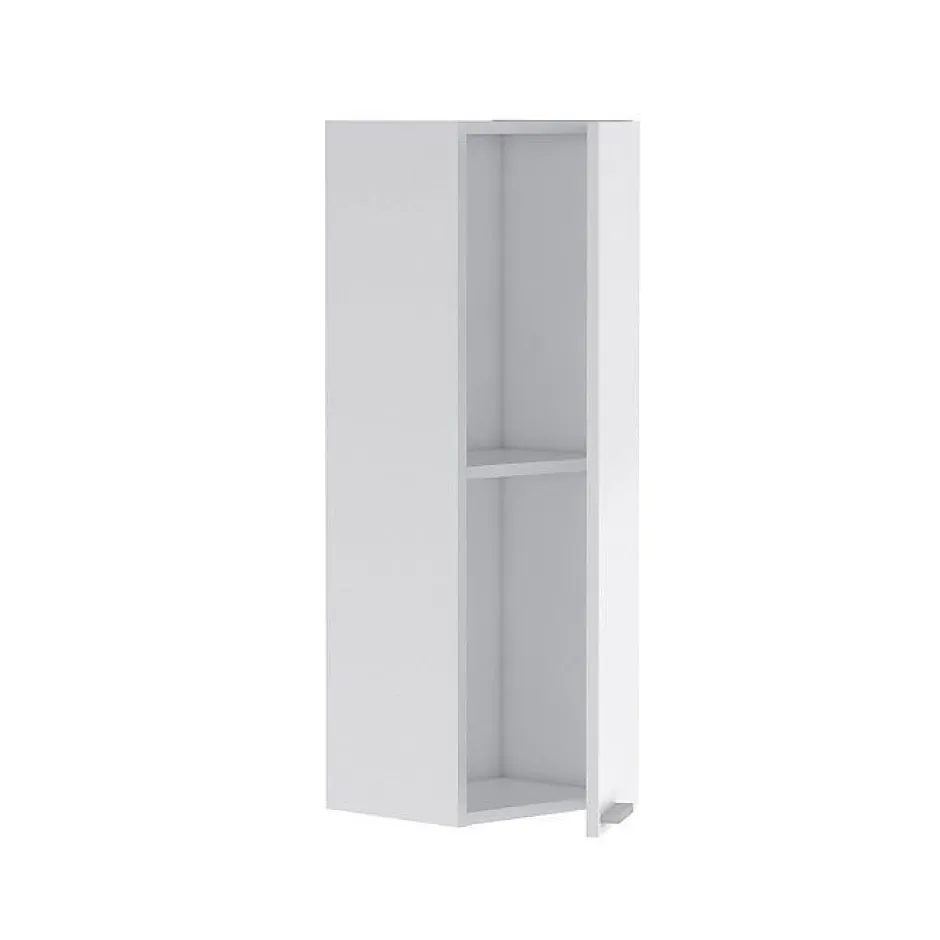 Generique Meuble de salle de bain - ARKITMOBEL - Koncept - Colonne moderne - Blanc - À monter soi-même* Colonne De Salle De Bains