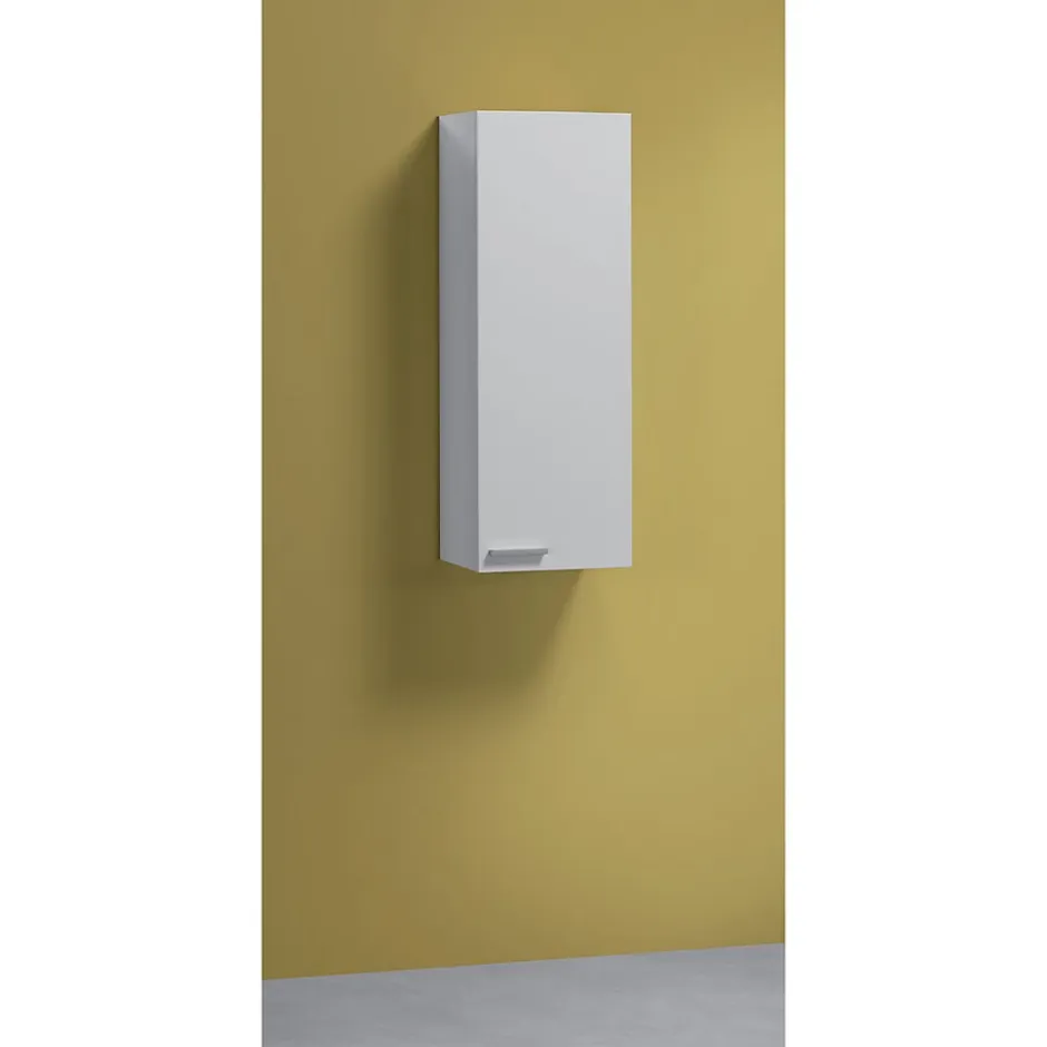 Generique Meuble de salle de bain - ARKITMOBEL - Koncept - Colonne moderne - Blanc - À monter soi-même* Colonne De Salle De Bains
