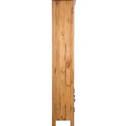 Vidaxl Meuble de salle de bain autoportant Bois pin massif 48x32x170cm