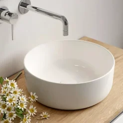 Cosyneo Meuble de salle de bain avec vasque à poser ronde KING - 100cm