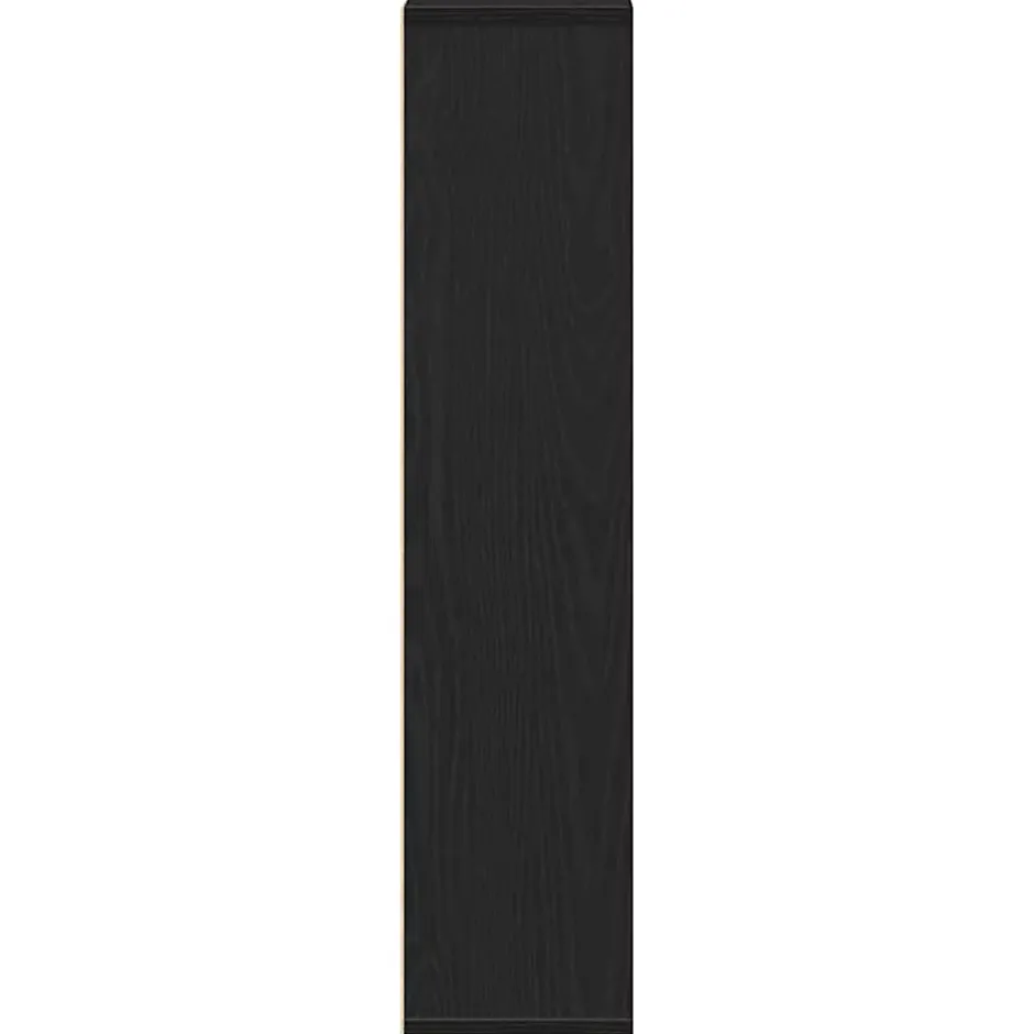 Vidaxl Meuble de salle de bain avec porte-rouleau noir 20,5x20x90 cm* Meuble Wc