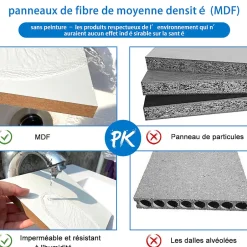 AICA Sanitaire Meuble de salle de bain avec lavabo, 100 cm, 2 tiroirs avec fermeture amortie, meuble suspendu anthracite* Meuble Vasque