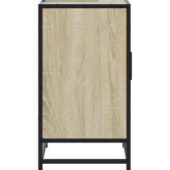 Vidaxl Meuble de salle de bain avec lavabo Chêne Sonoma 65 x 33 x 60 cm Bois d'ingénierie* Meuble Wc