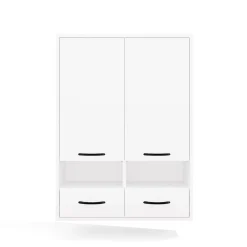 3xE Living Meuble de salle de bain, blanc, 66 x 67 x 30 cm* Etagère Salle De Bains