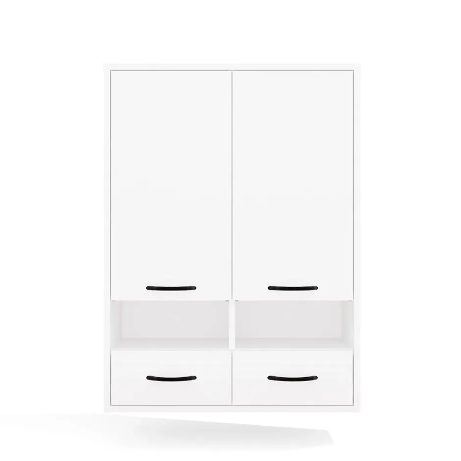 3xE Living Meuble de salle de bain, blanc, 66 x 67 x 30 cm* Etagère Salle De Bains