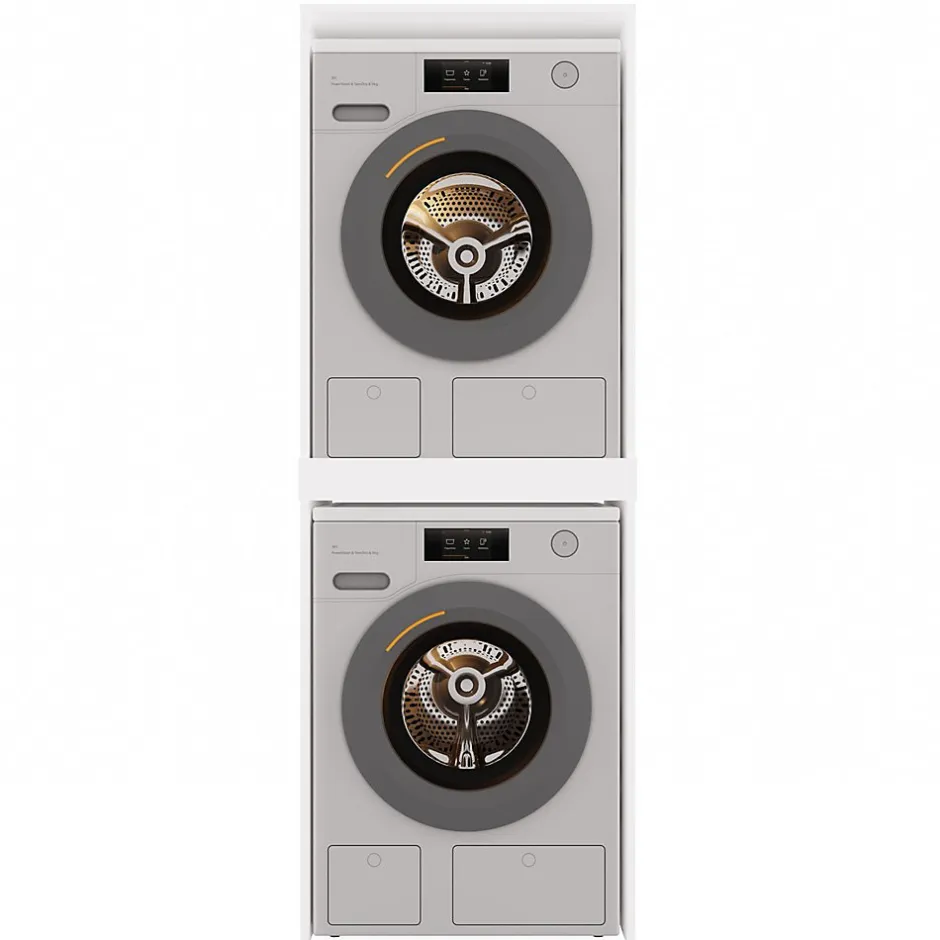 3xE Living Meuble de salle de bain, blanc, 64 x 180 x 64 cm
