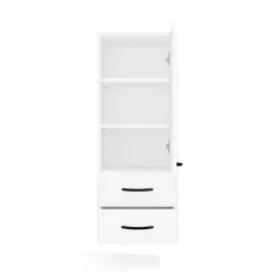 3xE Living Meuble de salle de bain, blanc, 35 x 67 x 30 cm