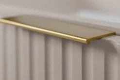 3xE Living Meuble de salle de bain, Cachemire + poignée dorée, 40 x 57 x 46 cm* Lave-Mains