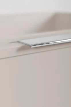 3xE Living Meuble de salle de bain, Cachemire, poignée argentée, 46 x 60 x 57 cm* Lave-Mains