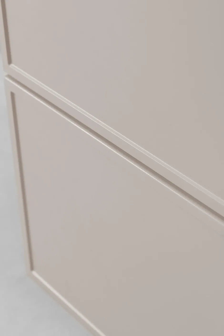 3xE Living Meuble de salle de bain, Cachemire, poignée argentée, 46 x 60 x 57 cm* Lave-Mains