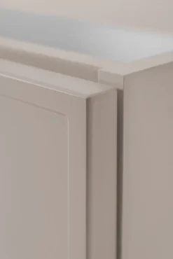 3xE Living Meuble de salle de bain, Cachemire, poignée argentée, 46 x 60 x 57 cm* Lave-Mains