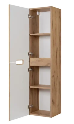 3xE Living Meuble de salle de bain, chêne Craft, 35 x 136 x 27 cm* Colonne De Salle De Bains