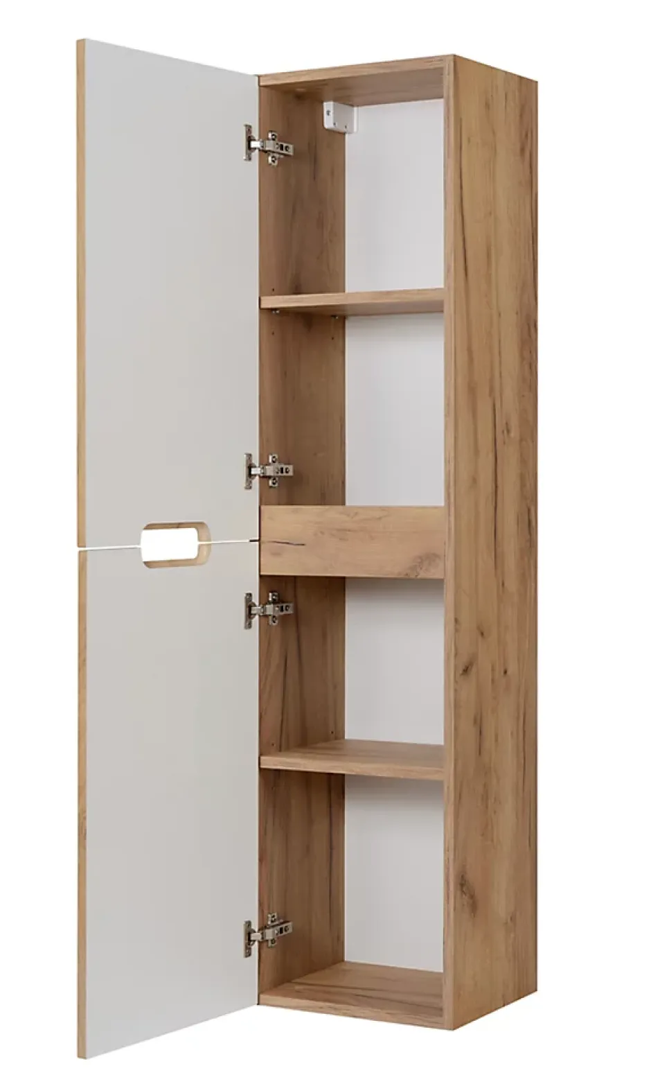 3xE Living Meuble de salle de bain, chêne Craft, 35 x 136 x 27 cm* Colonne De Salle De Bains