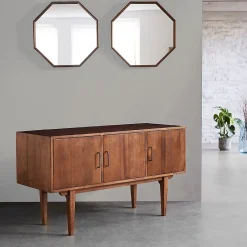 Bois Dessus Bois Dessous Meuble de salle de bain en mindi massif 135 cm* Meuble Sous-Vasque