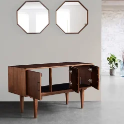 Bois Dessus Bois Dessous Meuble de salle de bain en mindi massif 135 cm* Meuble Sous-Vasque