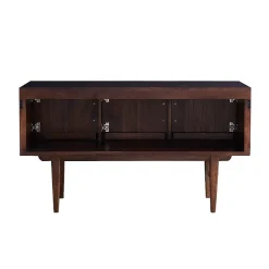 Bois Dessus Bois Dessous Meuble de salle de bain en mindi massif 135 cm* Meuble Sous-Vasque