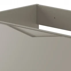 Furnidea Meuble de salle de bain sous vasque suspendu DELCA cachemire 60 cm