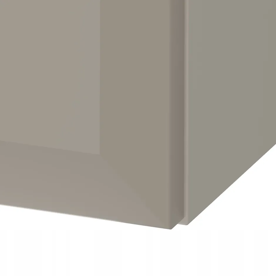 Furnidea Meuble de salle de bain sous vasque suspendu DELCA cachemire 60 cm
