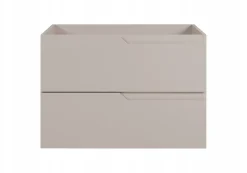 Furnidea Meuble de salle de bain suspendu sous vasque MODERN cachemire 80 cm