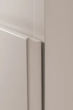 Furnidea Meuble de salle de bain suspendu sous vasque MODERN cachemire 80 cm