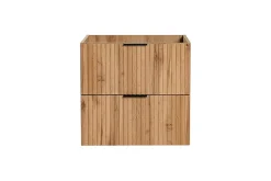 Furnidea Meuble de salle de bain suspendu sous lavabo ADEL CHÊNE 60 cm* Meuble Sous Lavabo