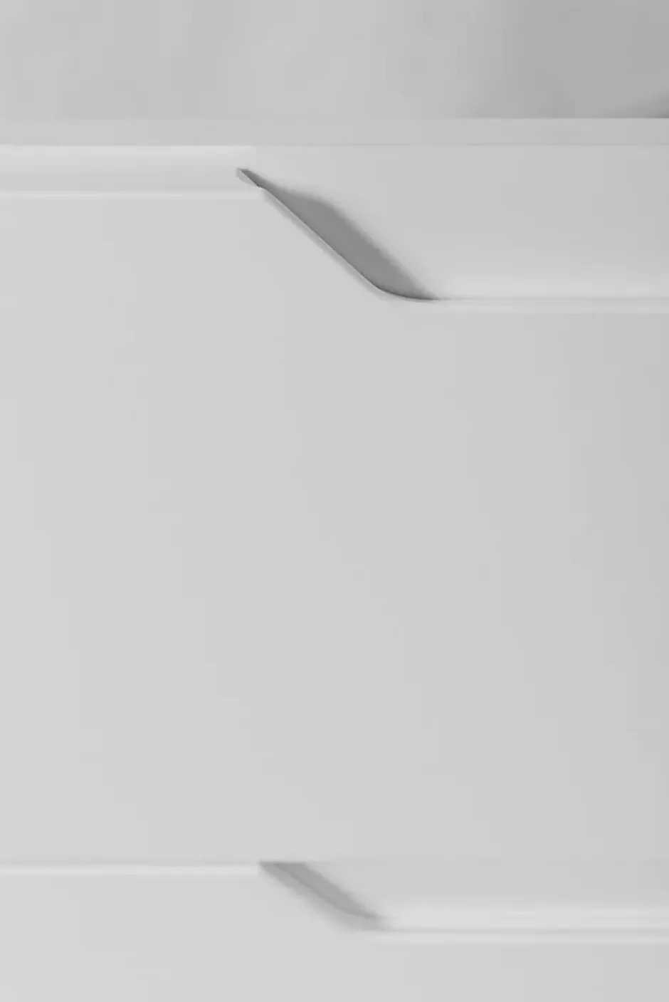 Furnidea Meuble de salle de bain suspendu sous vasque MODERN blanc 80 cm* Meuble Sous Lavabo