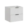 Furnidea Meuble de salle de bain suspendu sous lavabo ADEL BLANC 60 cm* Meuble Sous Lavabo