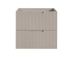 Furnidea Meuble de salle de bain suspendu sous vasque VENA cachmire 60 cm