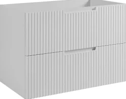 Furnidea Meuble de salle de bain suspendu sous vasque VENA blanc 80 cm* Meuble Sous Lavabo