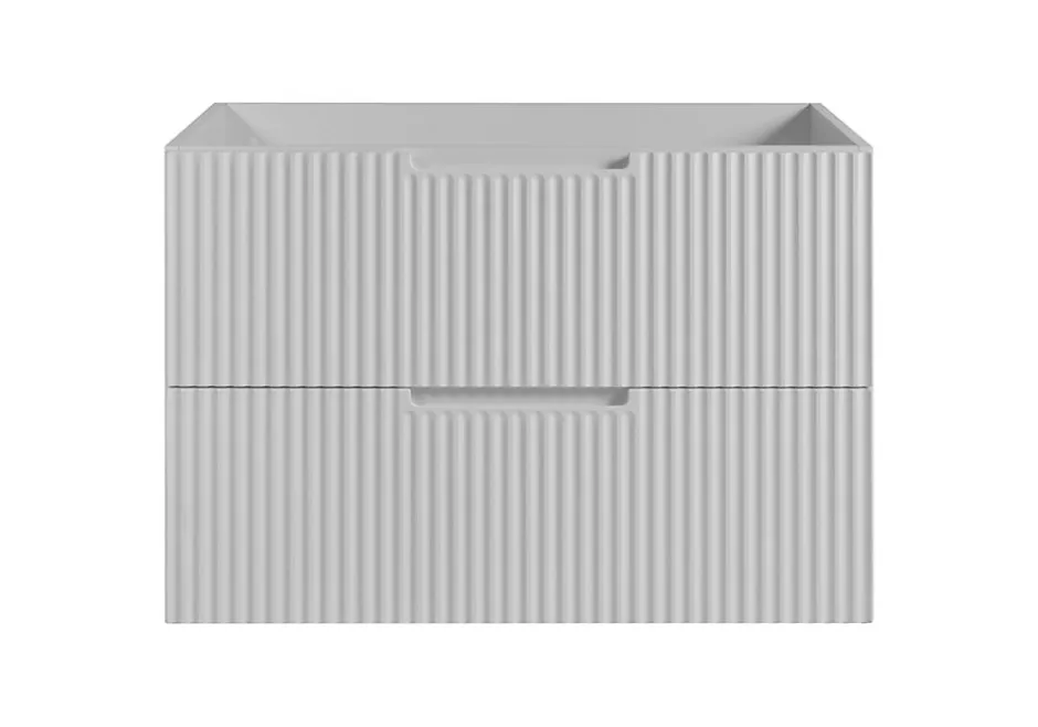 Furnidea Meuble de salle de bain suspendu sous vasque VENA blanc 80 cm* Meuble Sous Lavabo