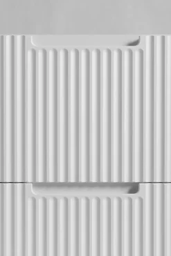 Furnidea Meuble de salle de bain suspendu sous vasque VENA blanc 80 cm* Meuble Sous Lavabo