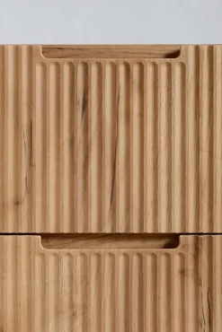 Furnidea Meuble de salle de bain suspendu sous vasque VENA chêne 60 cm