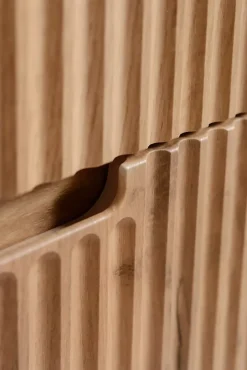 Furnidea Meuble de salle de bain suspendu sous vasque VENA chêne 60 cm