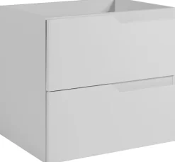 Furnidea Meuble de salle de bain suspendu sous vasque MODERN blanc 60 cm* Meuble Sous Lavabo