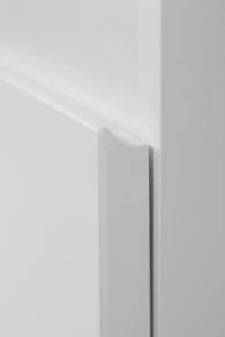 Furnidea Meuble de salle de bain suspendu sous vasque MODERN blanc 60 cm* Meuble Sous Lavabo